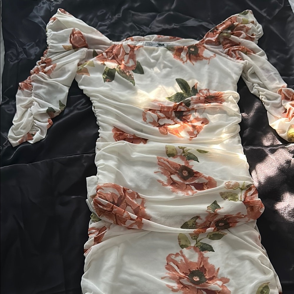 Floral Off-Shoulder Dress